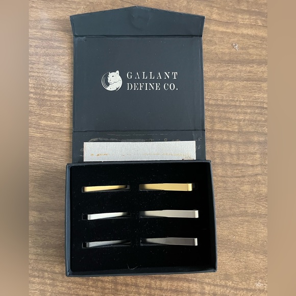 Gallant Define Co. 6pcs Tie Bar Clip Set - Picture 2 of 8